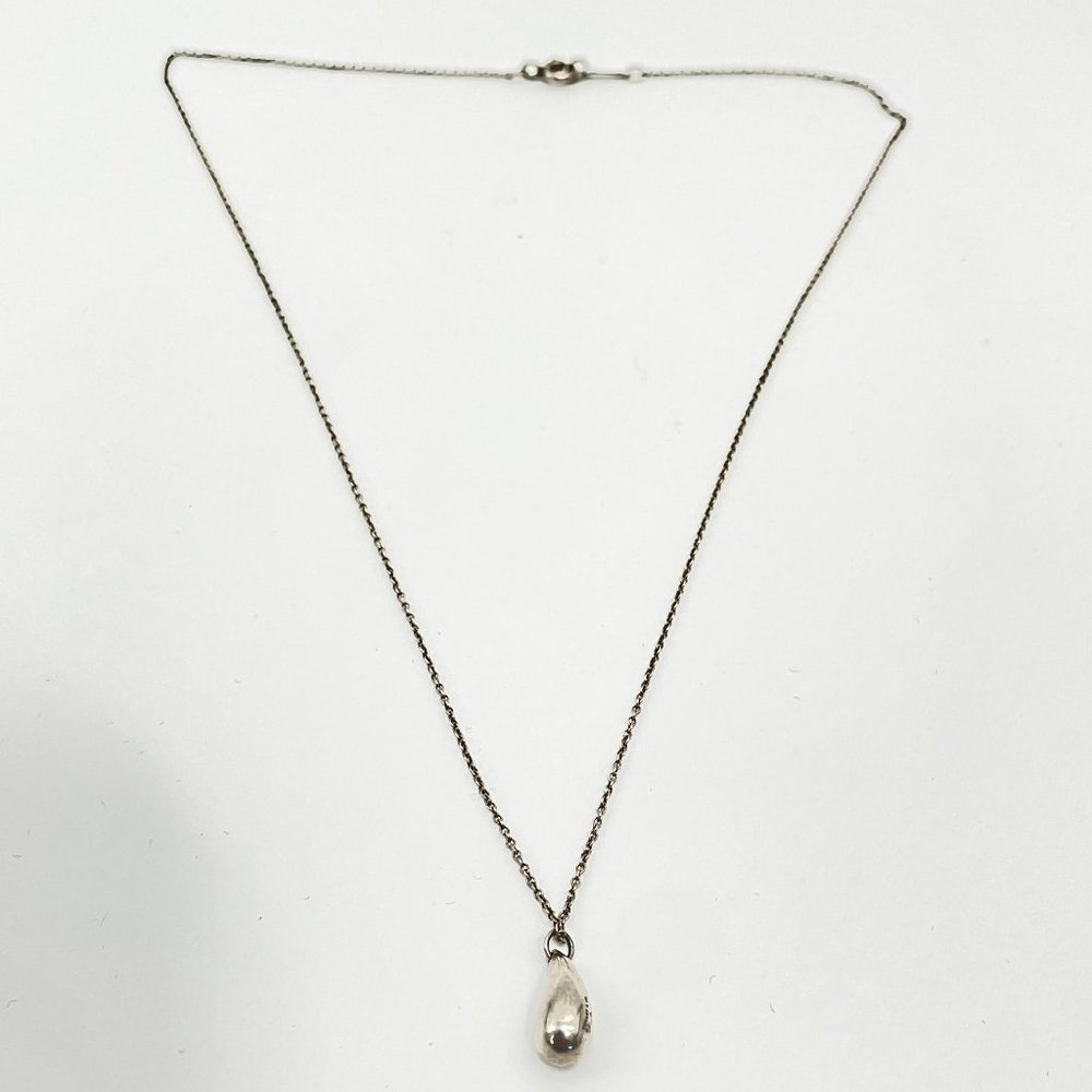 Tiffany beans necklace silver